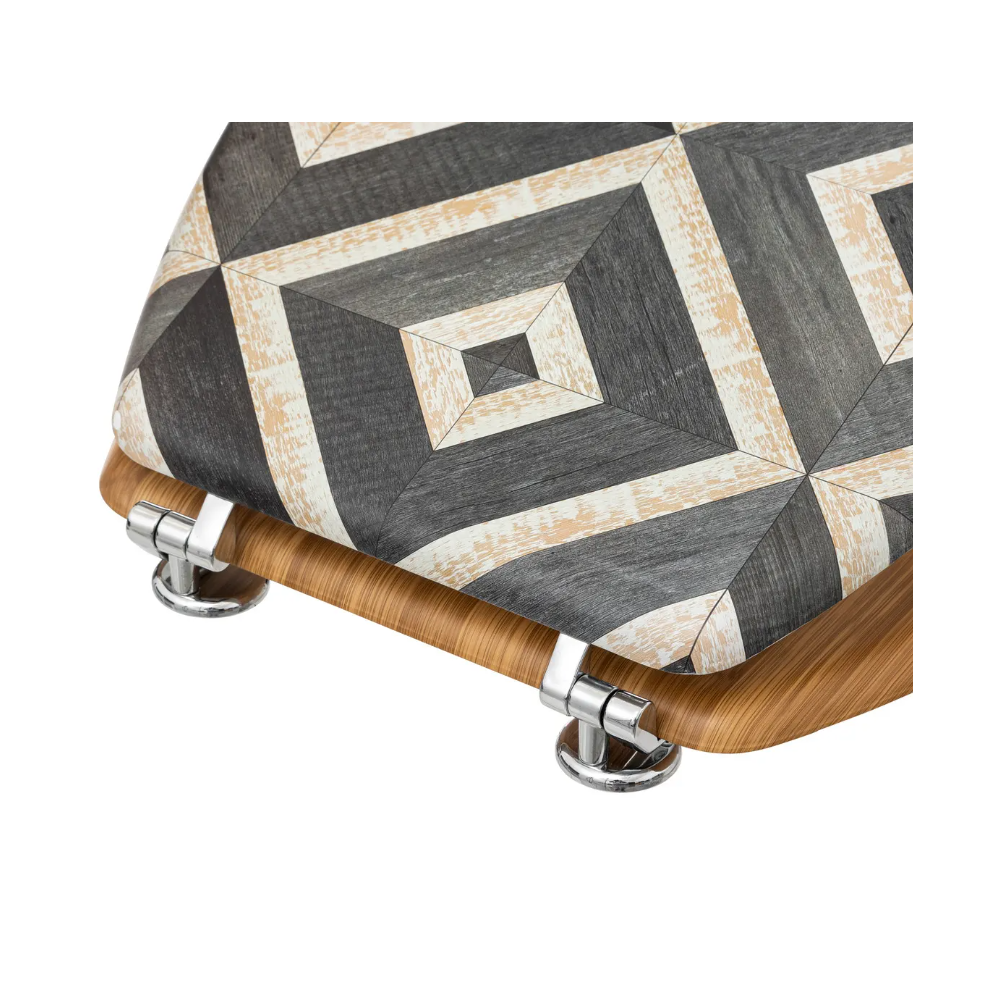 Capac toaleta, Canvas geometry, MDF, universal, 36 x 42.5 x H.5.35 cm, 3.5 kg