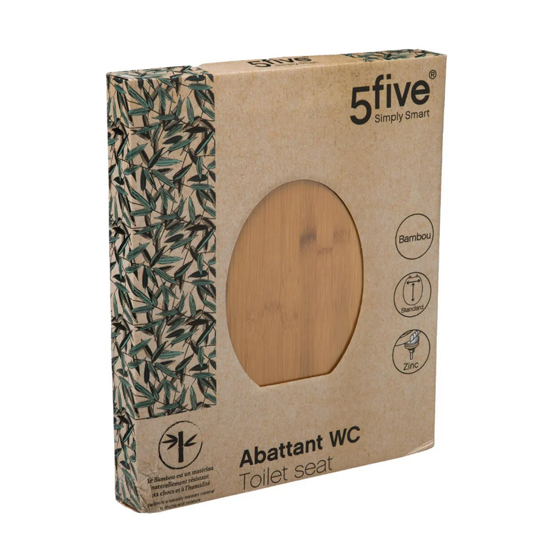 Capac WC 5 Five Simply Smart Abatan, bambus, 37 x 45.5 x 5.8 cm