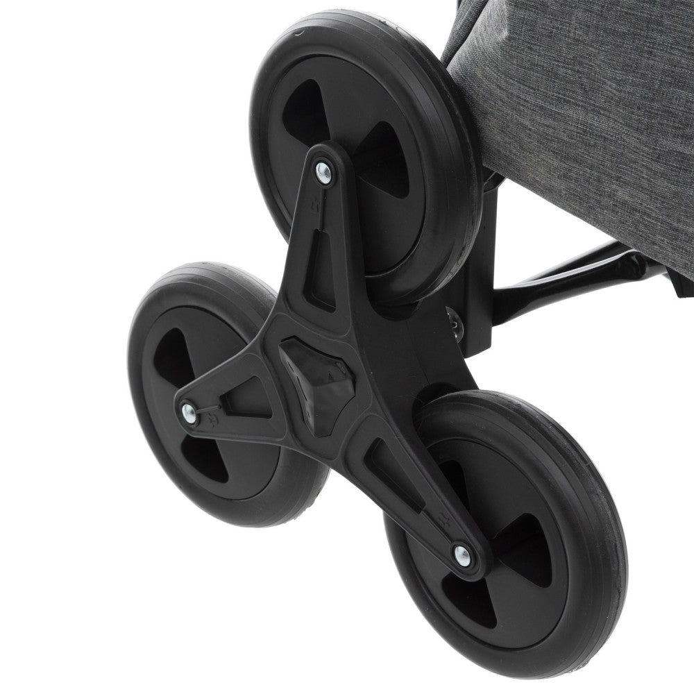 Carucior cumparaturi Nomad, gri, 43 x 36 x H 99 cm