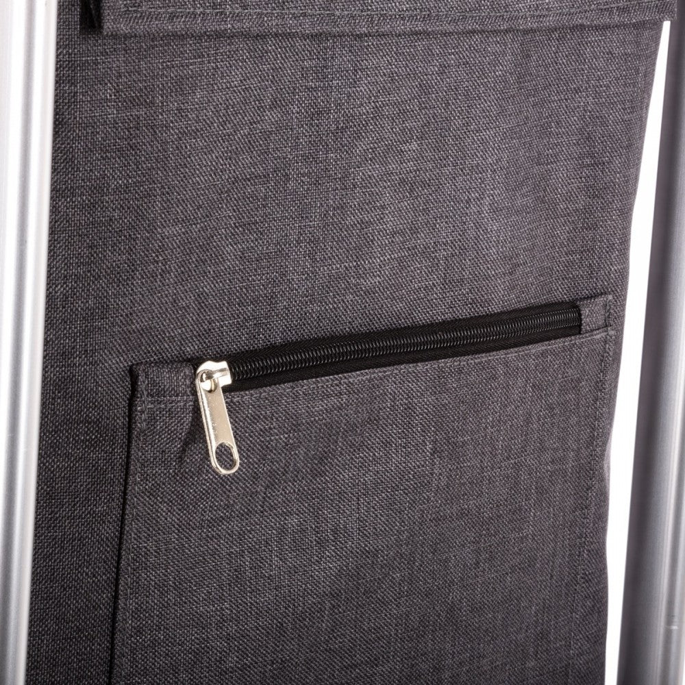 Carucior cumparaturi Orleans Black, aluminiu, poliester, 44.5 x 37 x H 98 cm. 50 litri- 157394