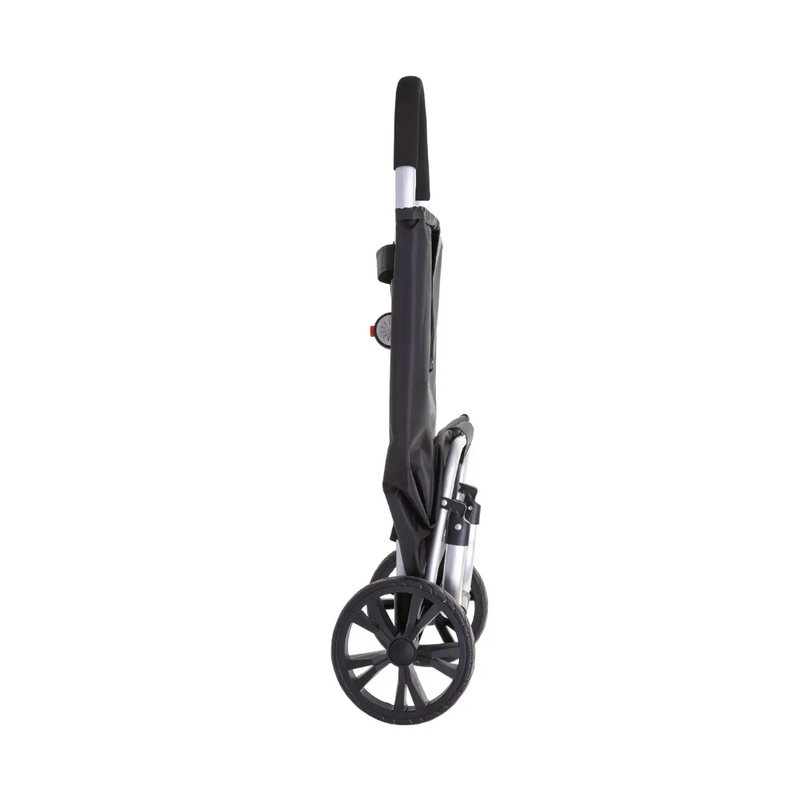 Carucior cumparaturi Orleans, negru, cadru aluminiu, 44.5 x 37 x H 98 cm. 50 litri