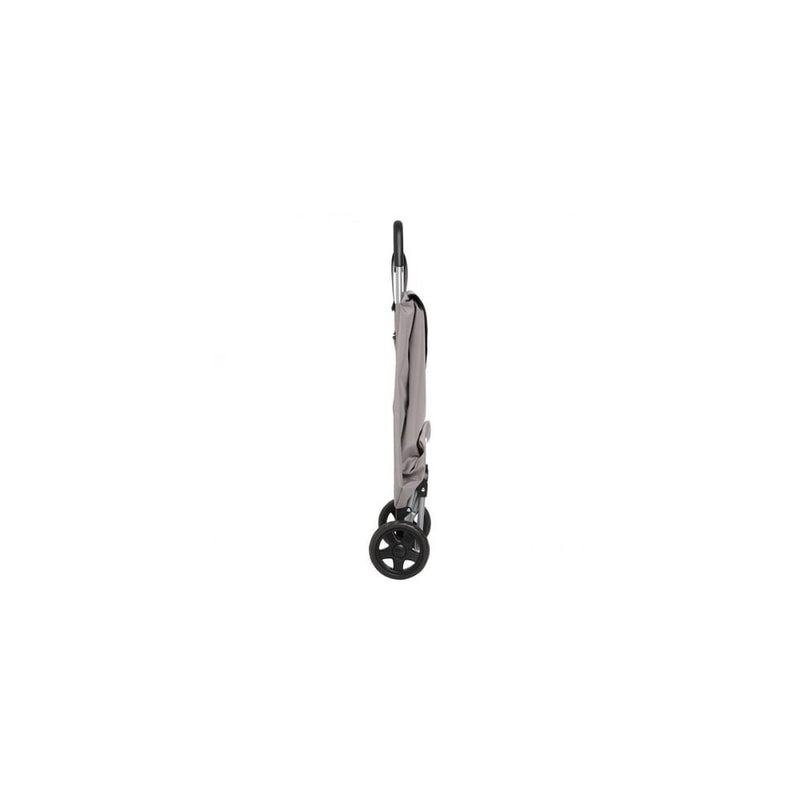 Carucior pentru cumparaturi 5FIVE Gri, cadru metalic, inaltime 92 cm, 30 litri