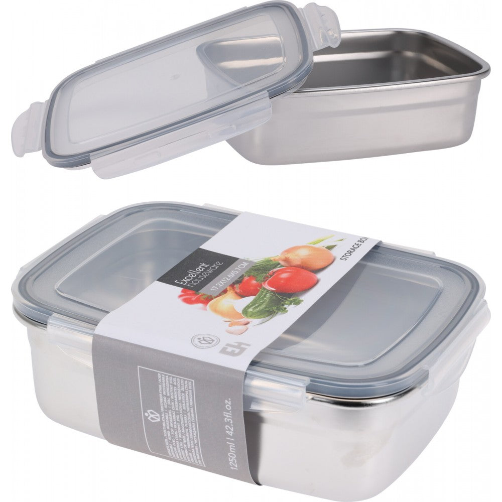 Caserola inox EH, inchidere ermetica, 1250 ml