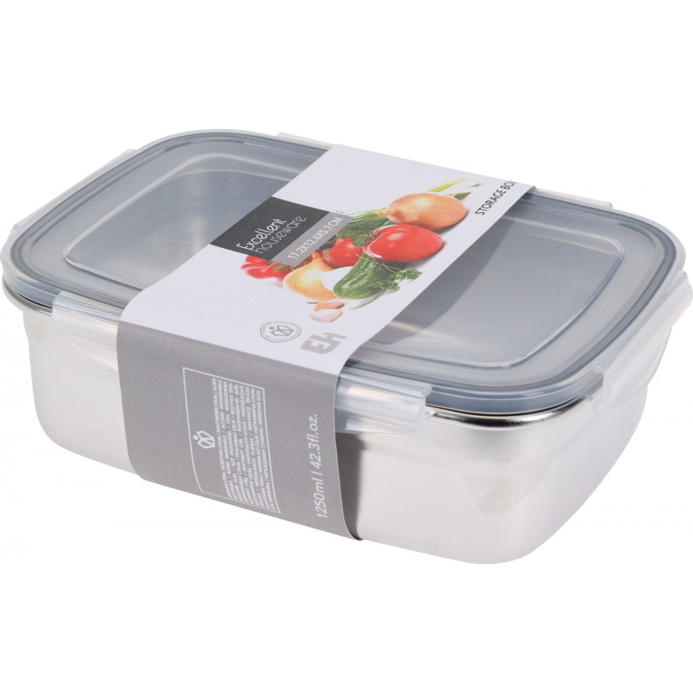 Caserola inox EH, inchidere ermetica, 1250 ml