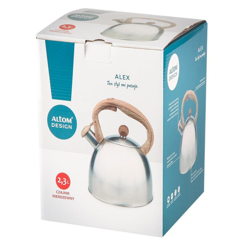 Ceainic Altom Alex, inox, 2,3 litri