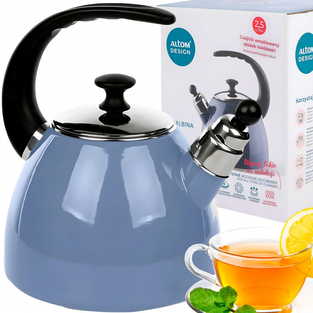 Ceainic Belbina Blue, emailat, 2.5 litri