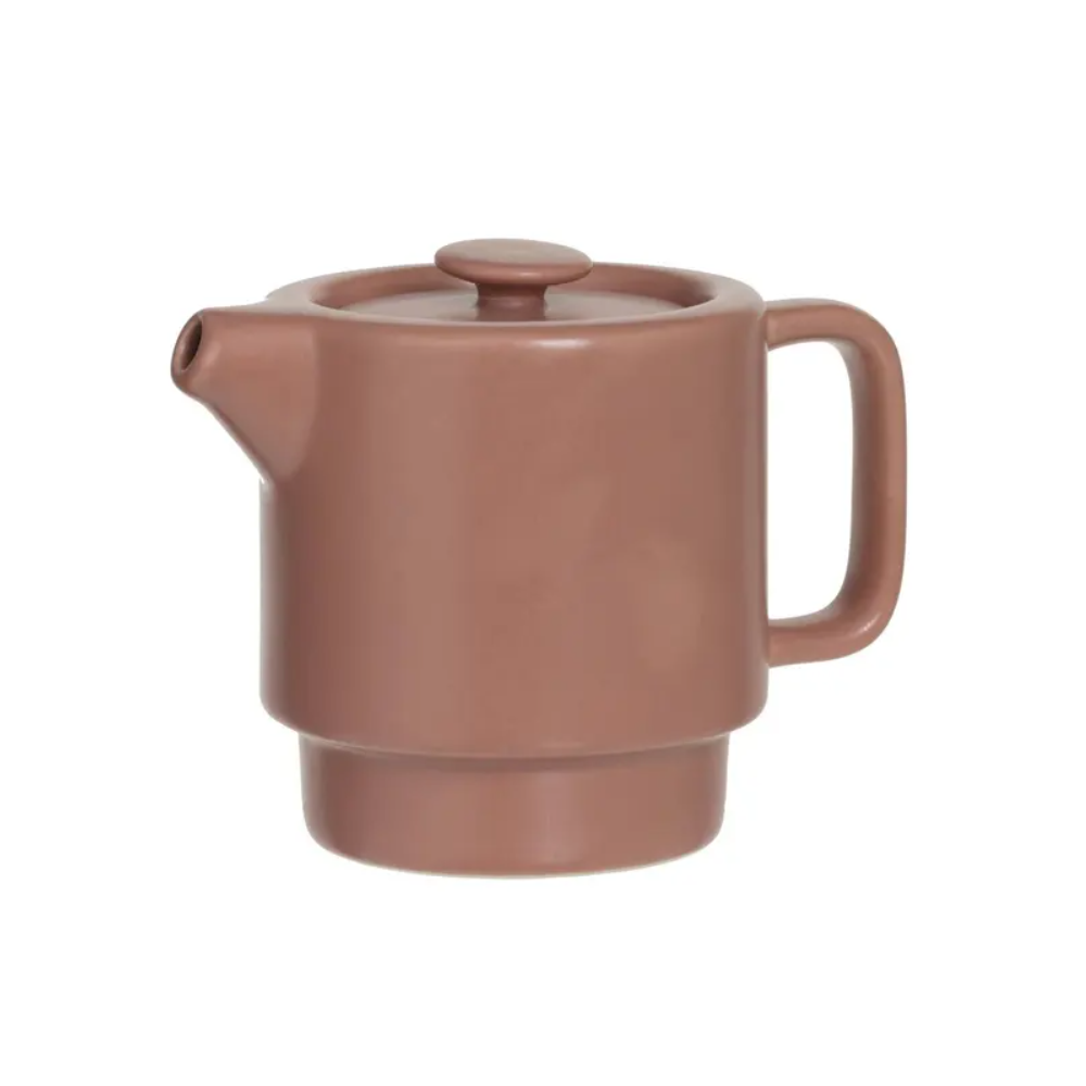 Ceainic infusor Solya, ceramica, maro, 400 ml