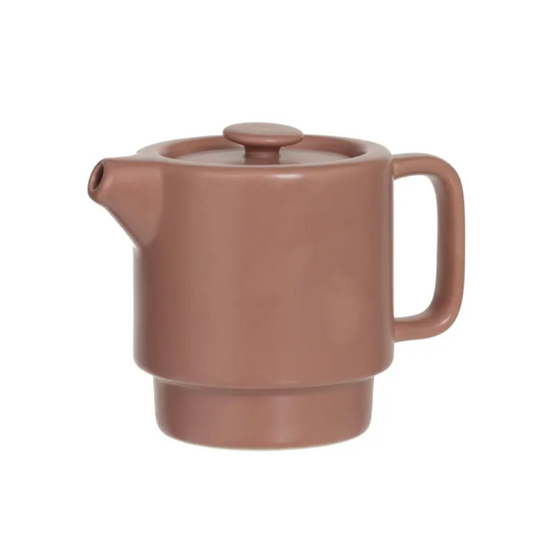Ceainic infusor Solya, ceramica, maro, 400 ml
