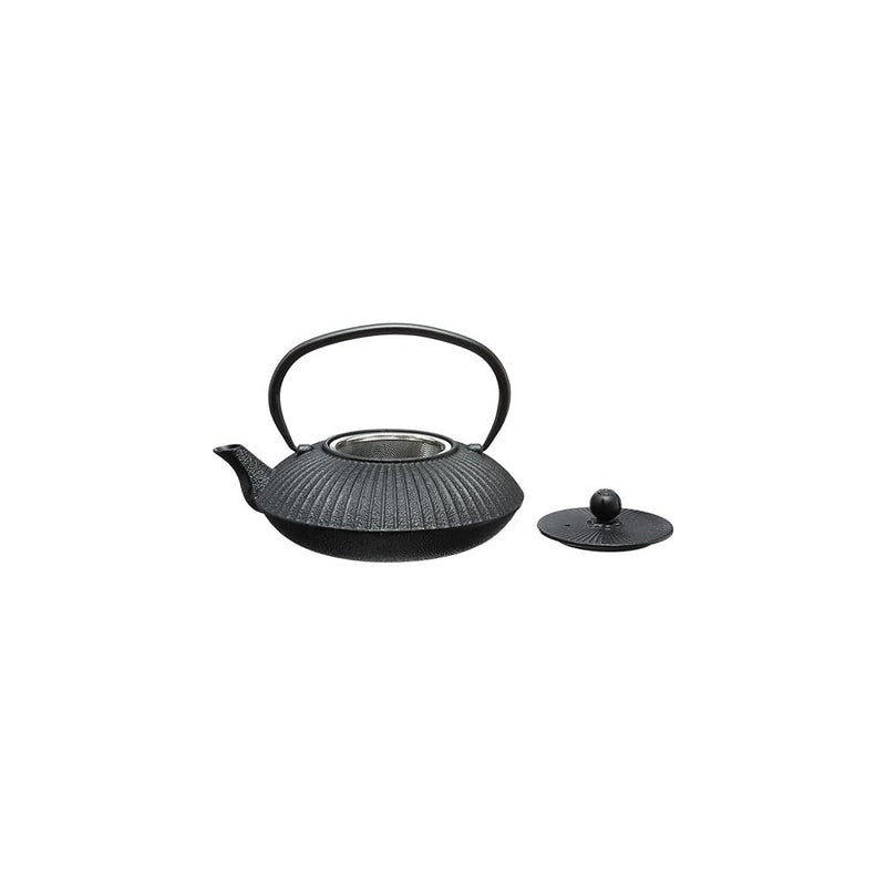 Ceainic Black Garden, fonta, negru, 19,8 x 10 x H 17,4 cm, 800 ml