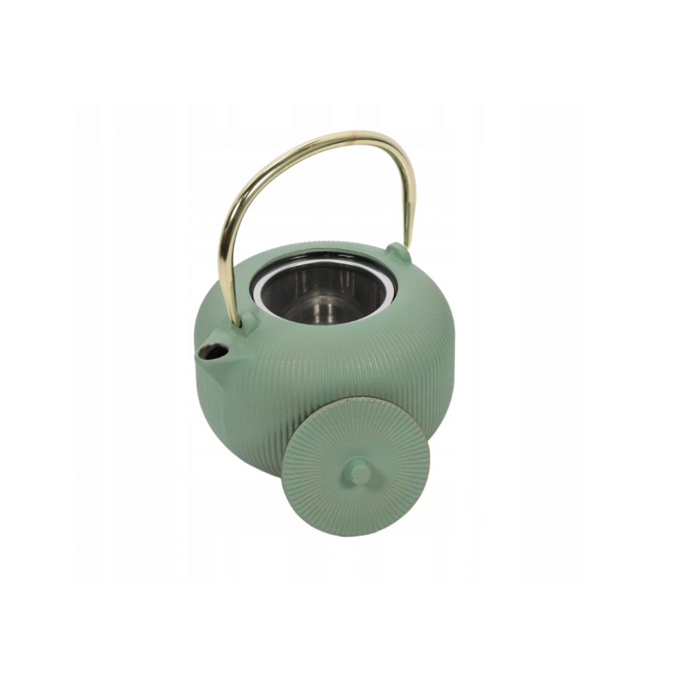 Ceainic Eh Green, fonta, 1 litru, cu infusor