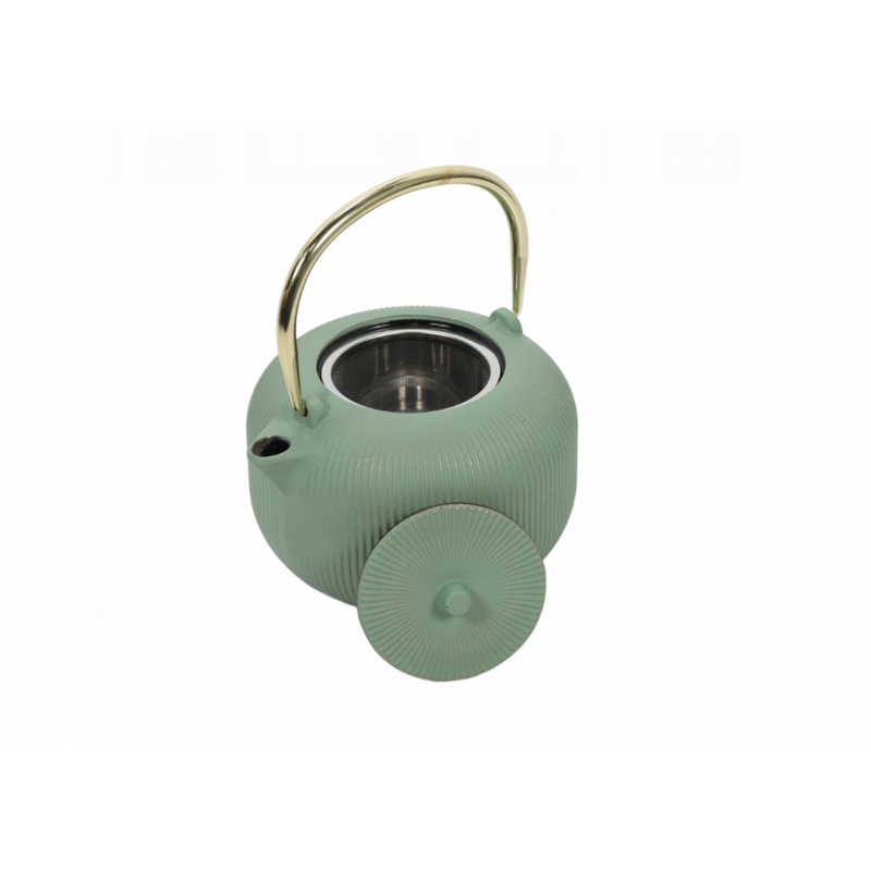 Ceainic Eh Green, fonta, 1 litru, cu infusor