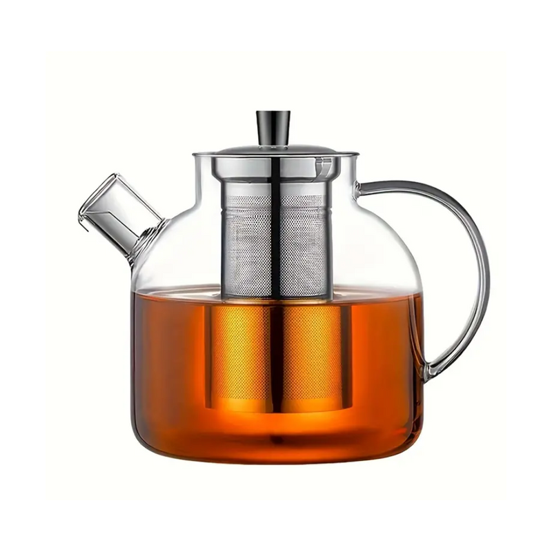 Ceainic infusor Alartex, sticla borosilicat, 1 litru