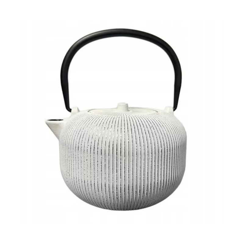 Ceainic infusor Sebastiano, fonta, alb, 1 litru