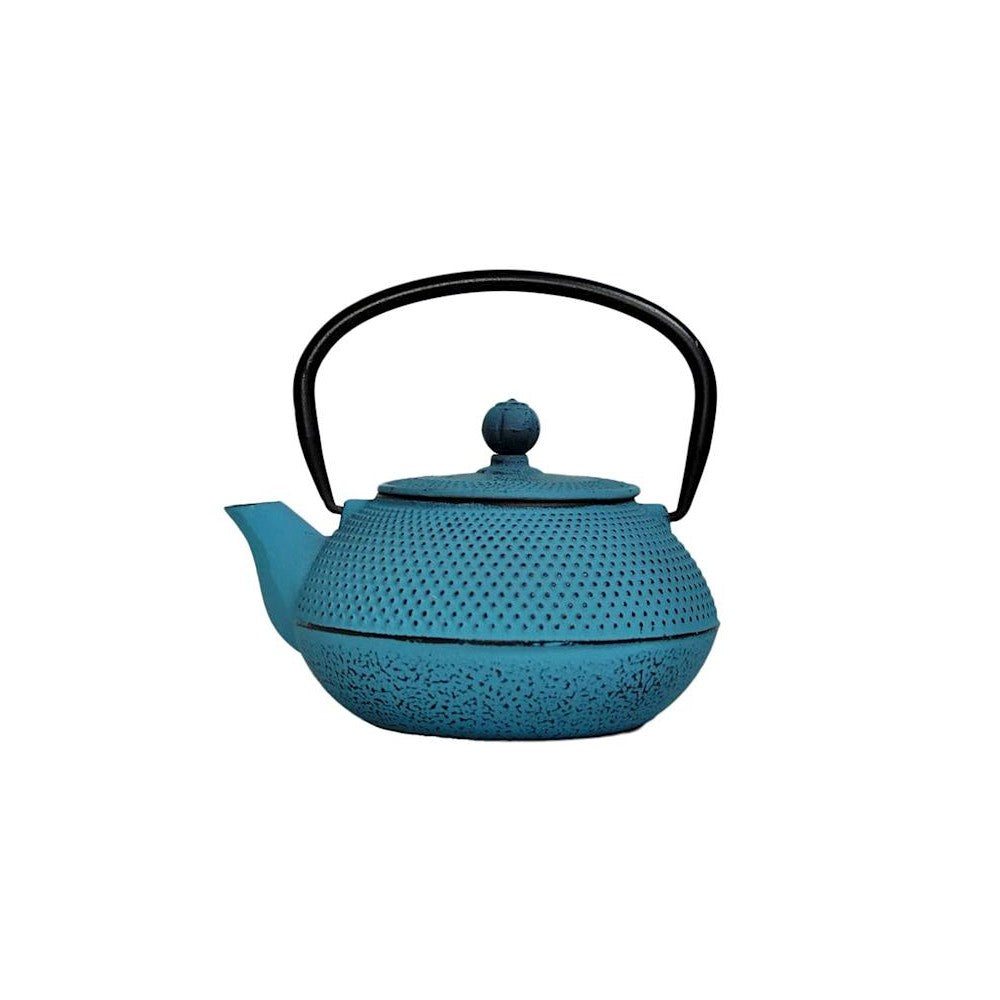 Ceainic Japanese Iron, fonta, albastru, 0.8 litri