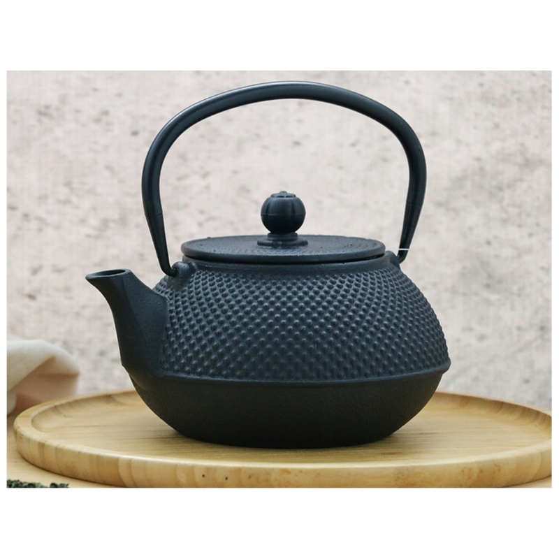 Ceainic Japanese Iron, fonta, negru, 0.8 litri