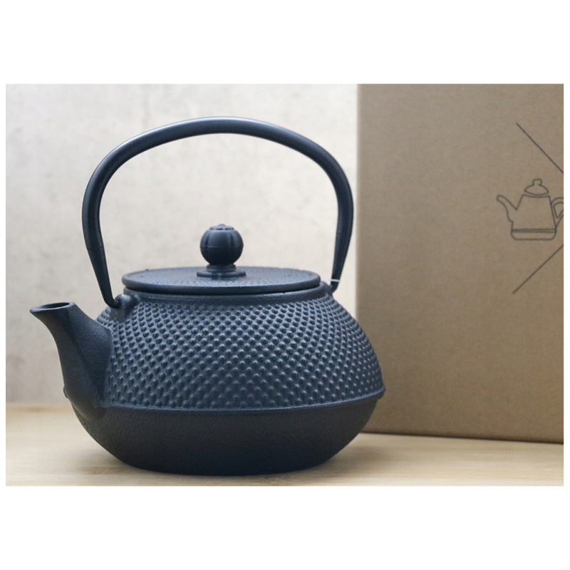 Ceainic Japanese Iron, fonta, negru, 0.8 litri