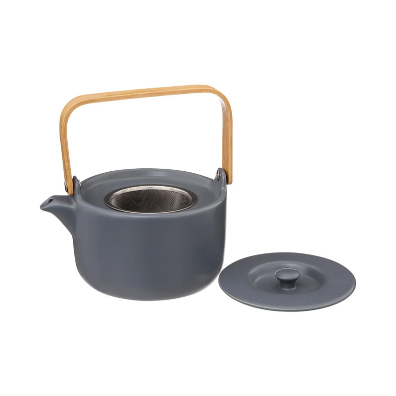 Ceainic Nature, cu infusor inox, ceramica, 800 ml