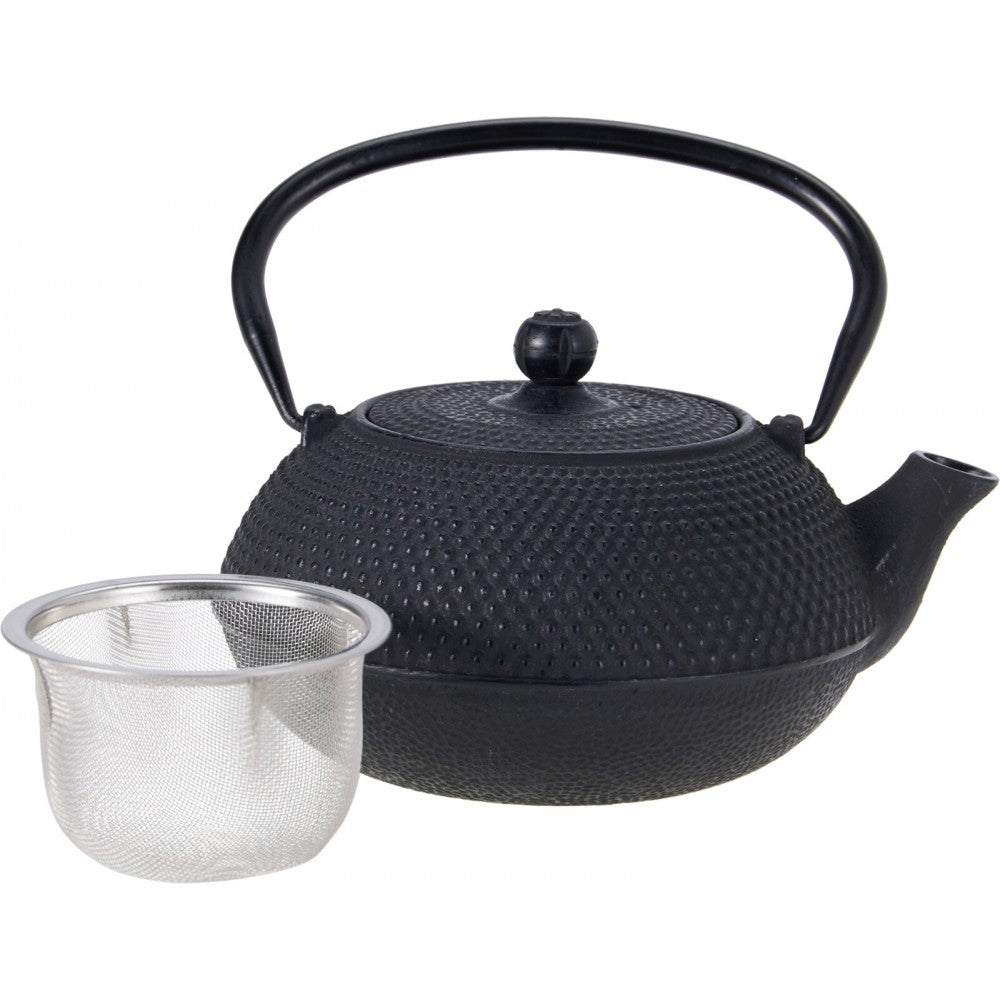 Ceainic Eh Grulin, fonta, negru, 500 ml