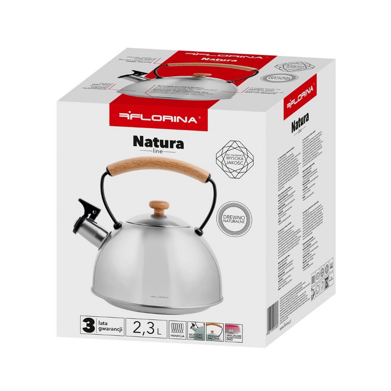 Ceanic Florina Natura Satin, inox, 2.3 litri
