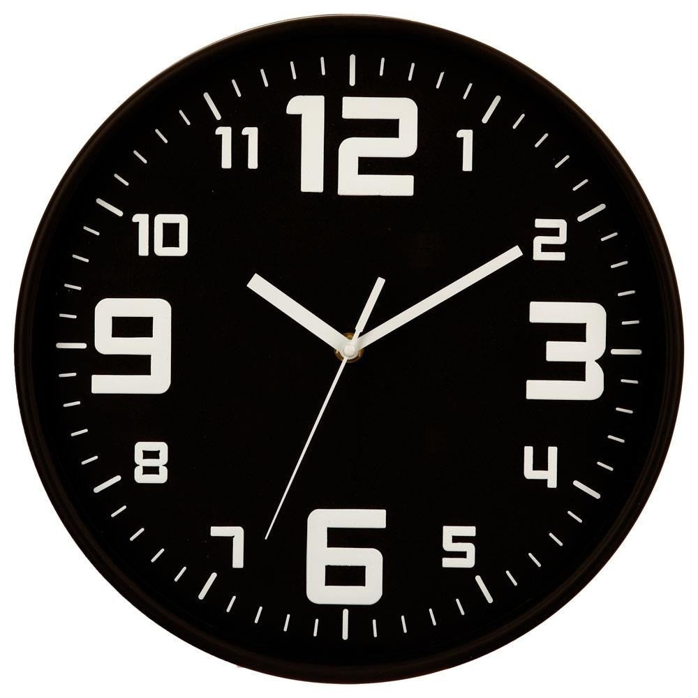 Ceas perete 5FIVE Black, 30x5 cm
