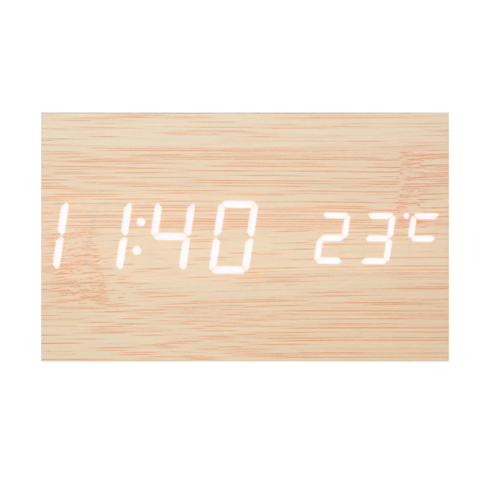 Ceas digital Gamile, cu alarma, 15 x 4 x H.7 cm