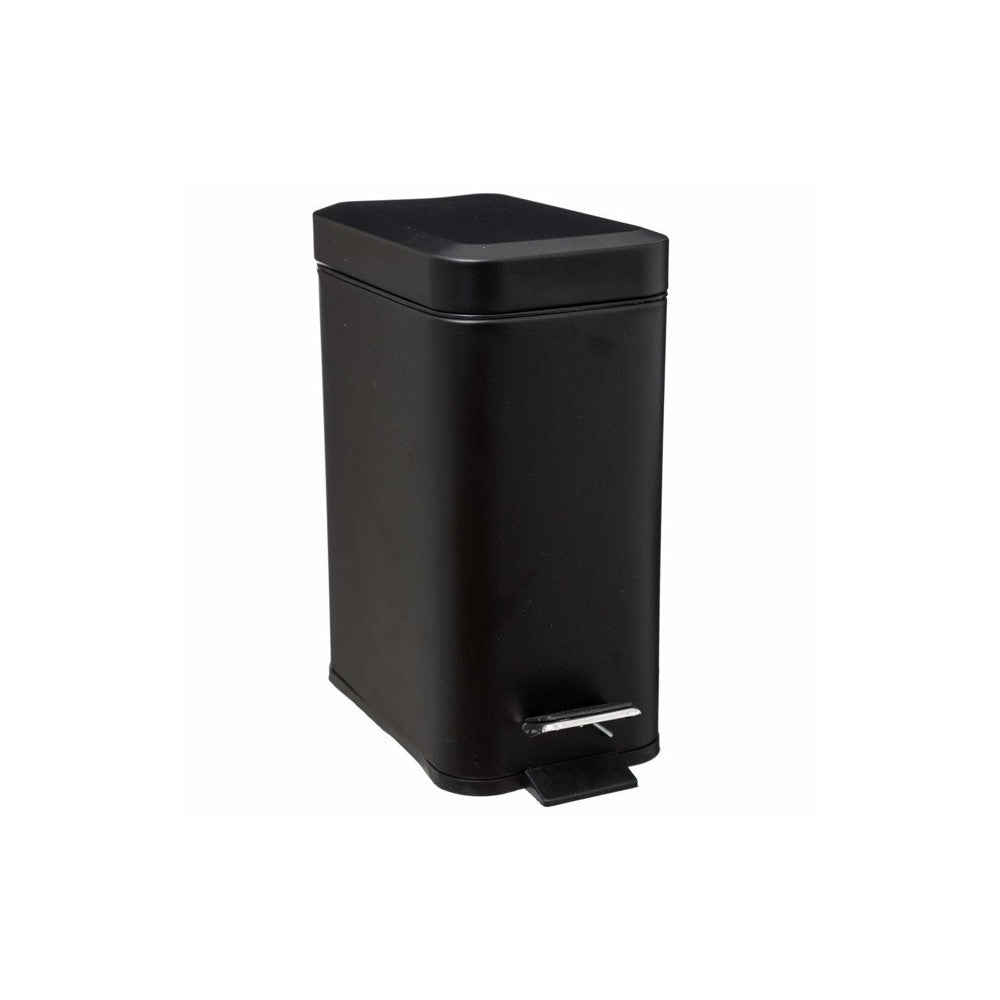 Cos gunoi 5FIVE, cu pedala, negru, 5 litri