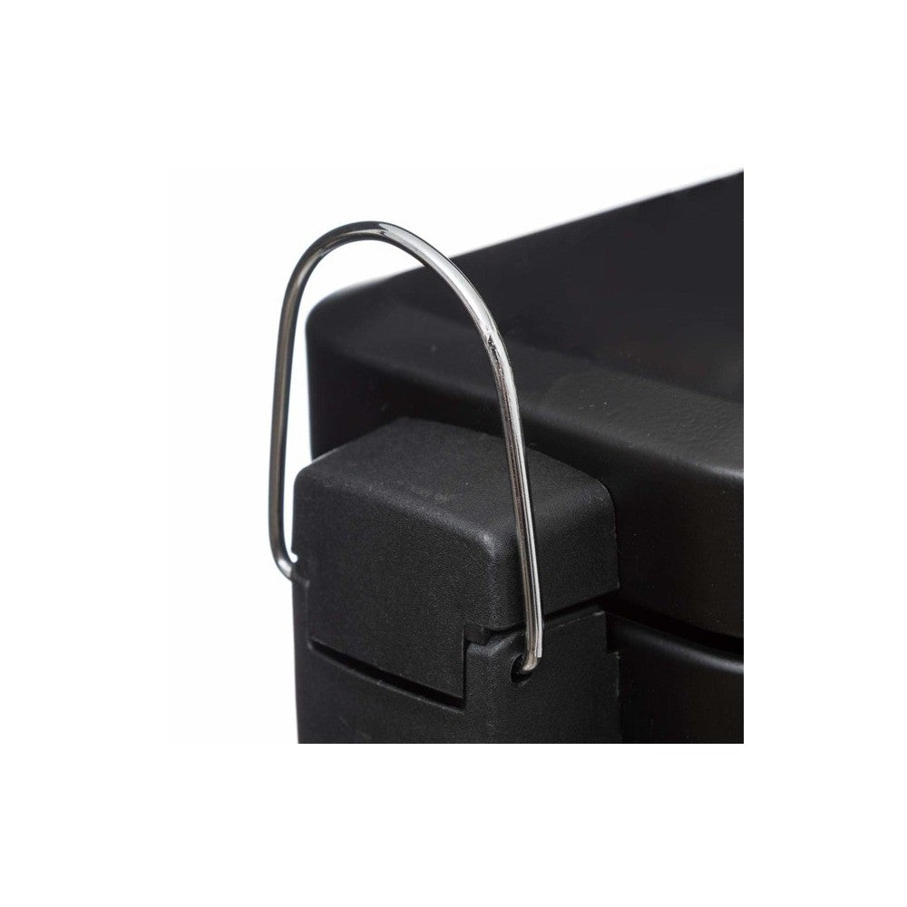 Cos gunoi 5FIVE, cu pedala, negru, 5 litri