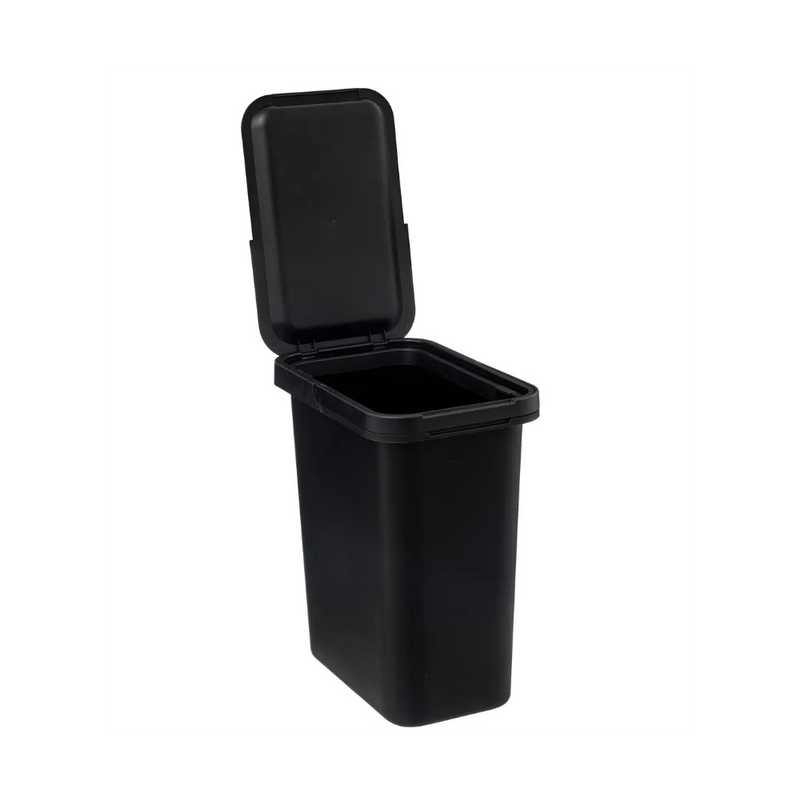 Cos gunoi Morud, negru,plastic, 12 litri, 35 x 29.5 x 19.5 cm