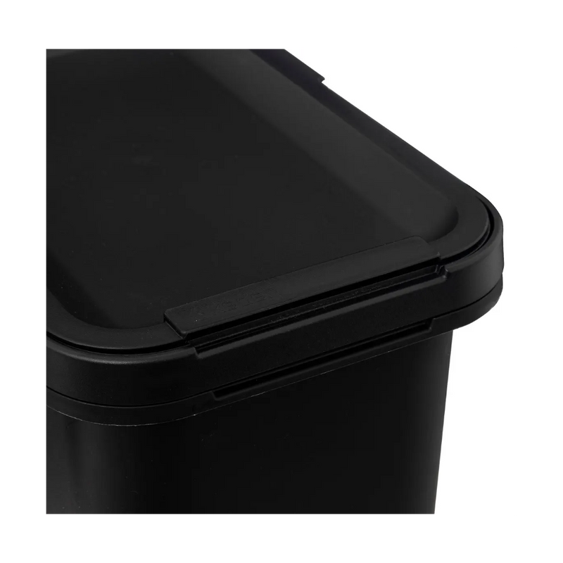 Cos gunoi Morud, negru,plastic, 12 litri, 35 x 29.5 x 19.5 cm