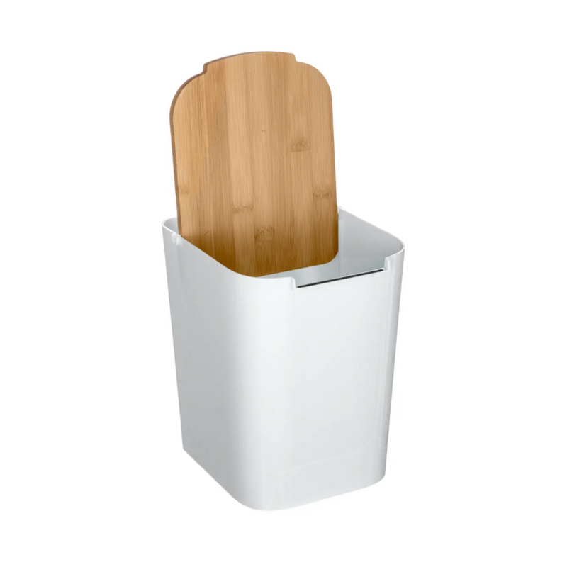 Cos gunoi Natureo White, plastic, 5 litri