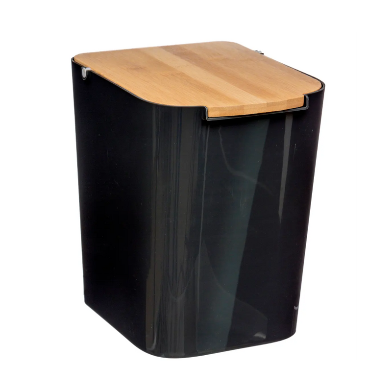 Cos gunoi Natureo Black, plastic, 5 litri
