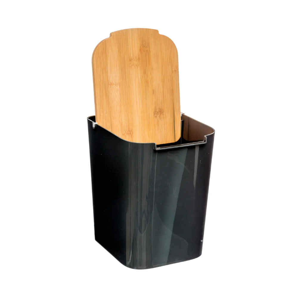 Cos gunoi Natureo Black, plastic, 5 litri