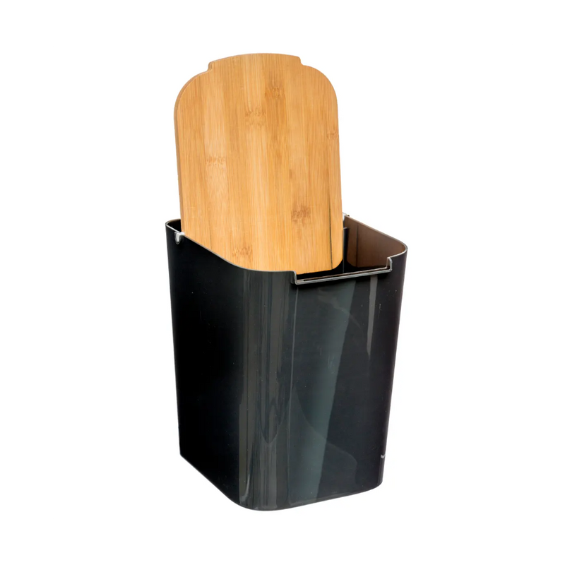 Cos gunoi Natureo Black, plastic, 5 litri