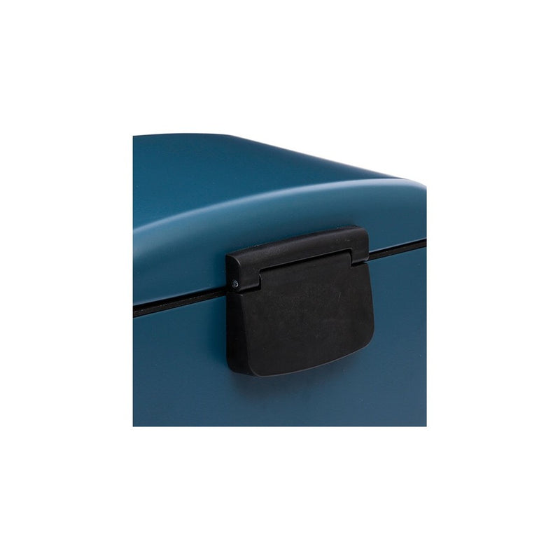 Cos gunoi Retro Blue, 30 litri, otel, cu pedala, 34 x 32 x 61 cm, greutate 4 KG