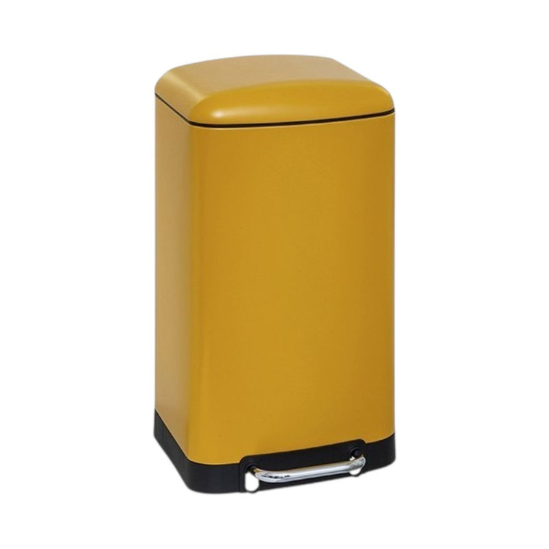 Cos gunoi Retro Line, Yellow, 30 litri, cu pedala, 34x32x61cm