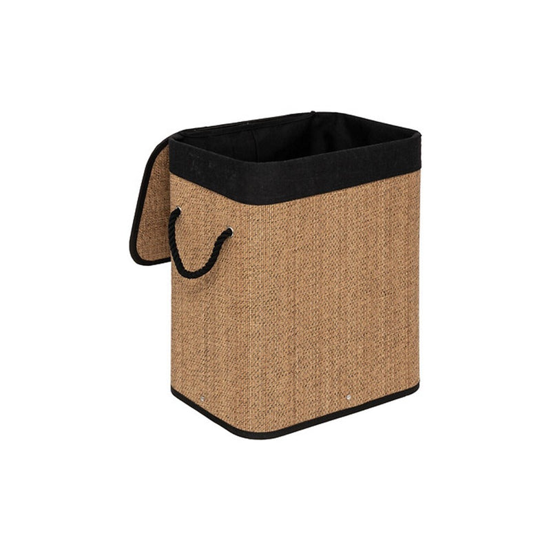 Cos pentru rufe Stemy, bambus, 52 x 32 x H 63 cm, 100 l