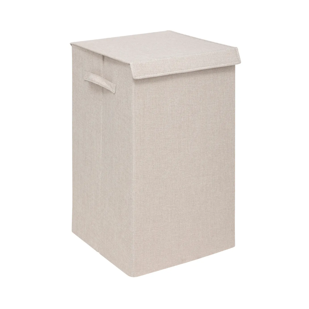 Cos rufe Concret Crem, poliester, 37 x 36.5 x H 60 cm, 74 litri, 2 compartimente