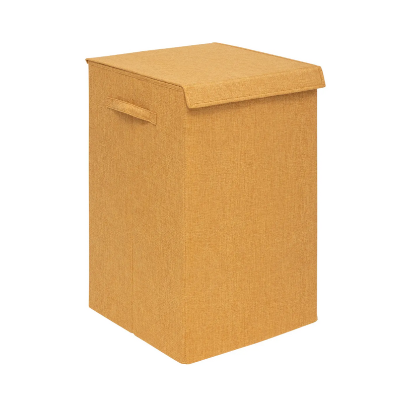 Cos rufe Concret Galben, poliester, 37 x 36.5 x H 60 cm, 74 litri, 2 compartimente