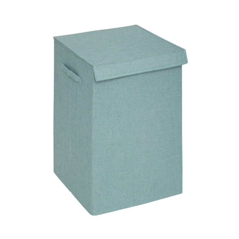 Cos rufe Concret albastru, poliester, 37 x 36.5 x H 60 cm, 74 litri, 2 compartimente