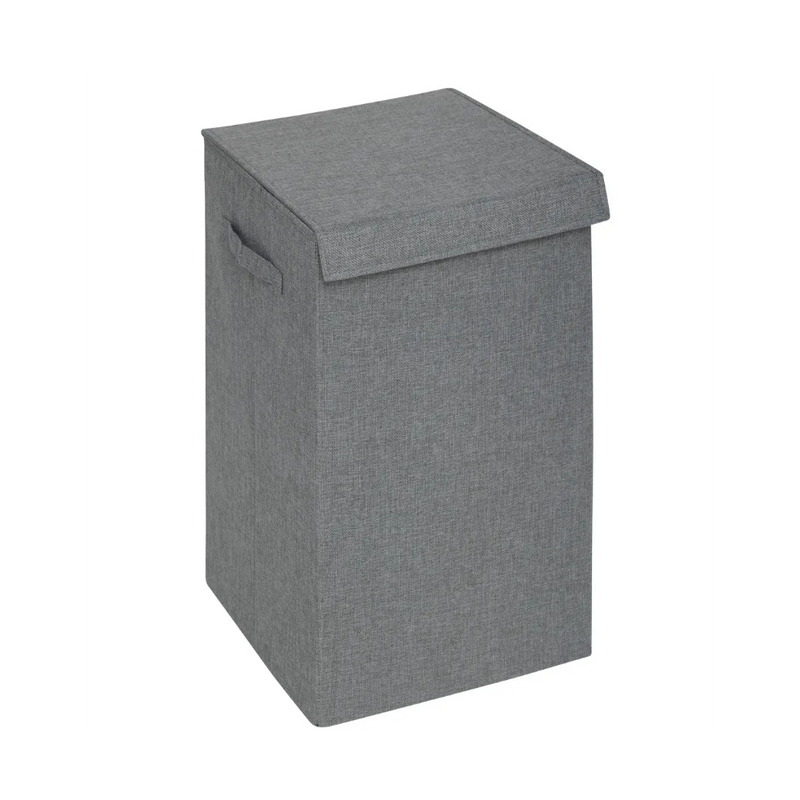 Cos rufe Concret Gri, poliester, 37 x 36.5 x H 60 cm, 74 litri, 2 compartimente
