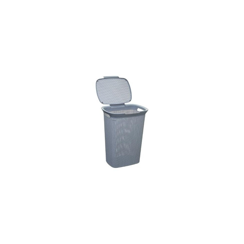 Cos rufe Scandi, plastic, gri, 57 litri, 46x35x61.5 cm