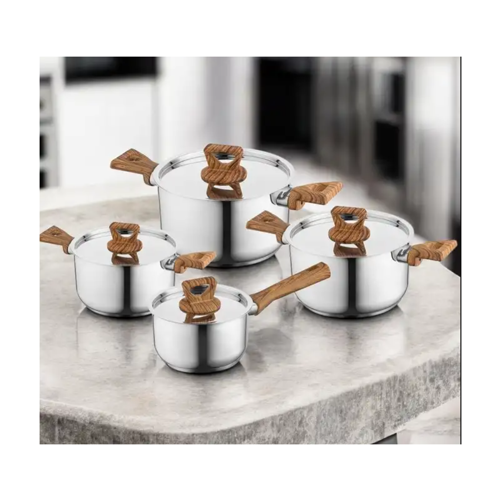 Set oale inox Bruno, 8 piese