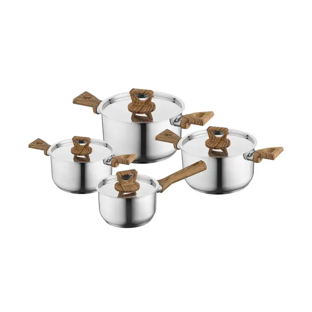 Set oale inox Bruno, 8 piese