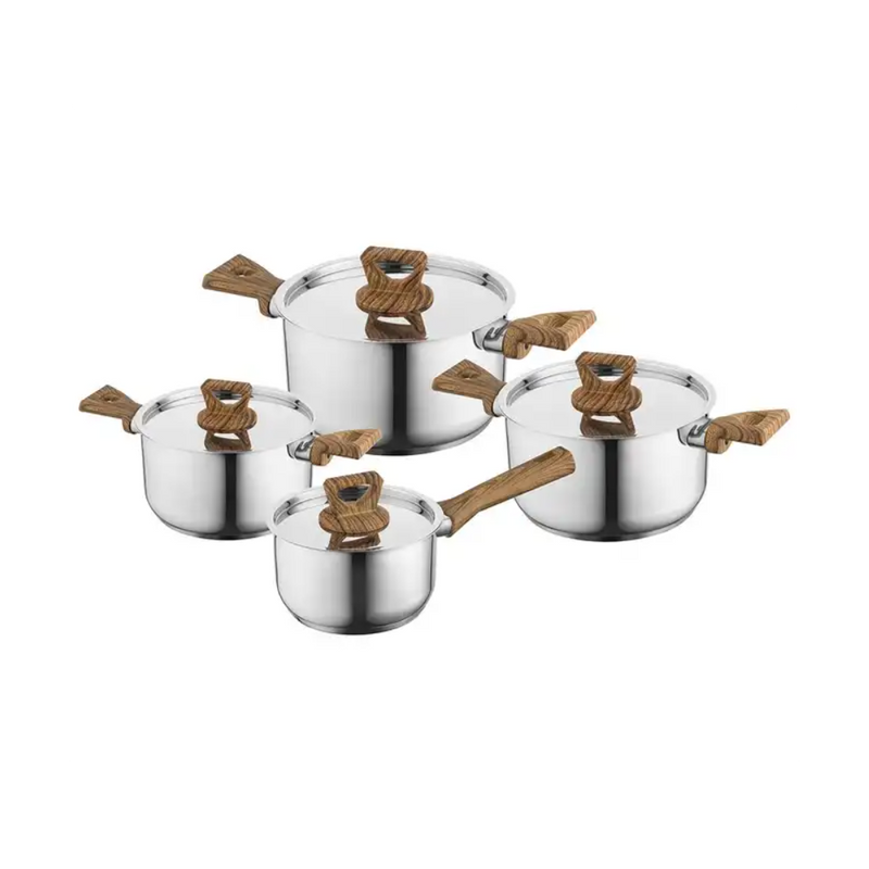 Set oale inox Bruno, 8 piese