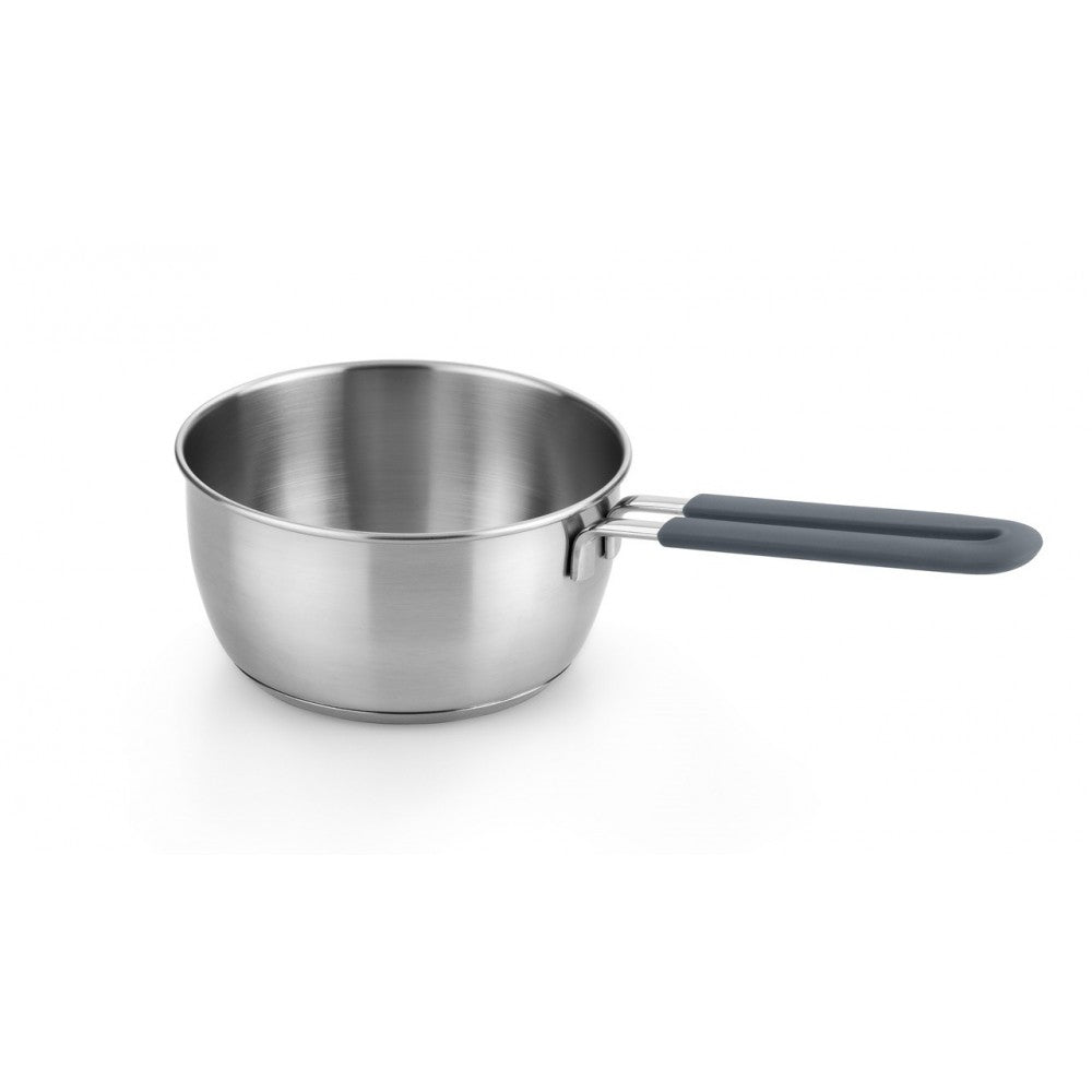 Cratita cu coada Monix Gray, inox, 16 cm, 1.5 litri