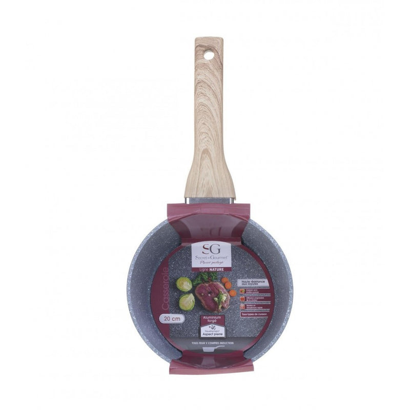 Cratita cu coada Forge, 18 cm, aluminiu, cu inductie