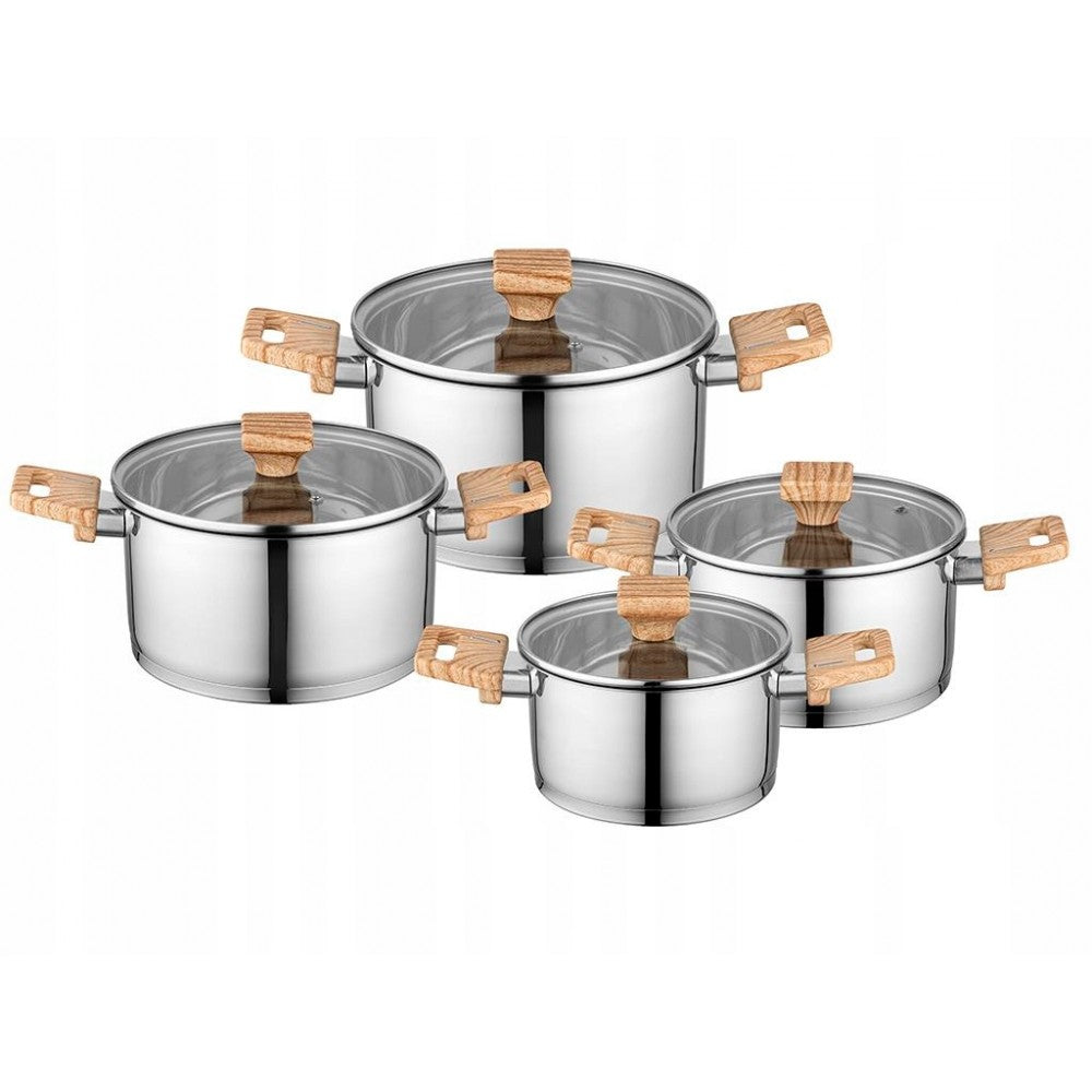 Set oale inox Florina Fitter, 8 piese
