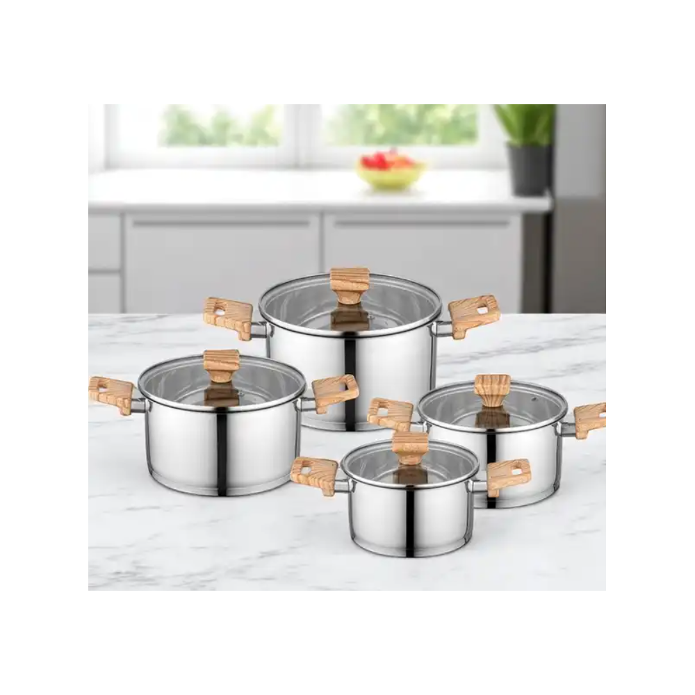 Set oale inox Florina Fitter, 8 piese