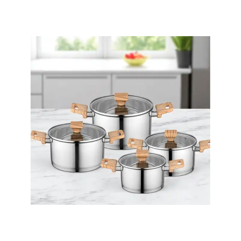 Set oale inox Florina Fitter, 8 piese