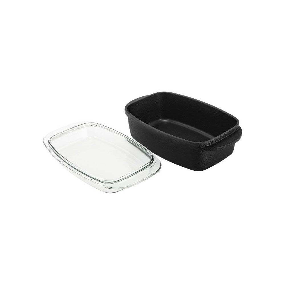 Cratita Roaster Munster, dreptunghiulara, aluminiu, 32x21cm